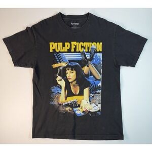 Pulp Fiction Movie T Shirt Large Black Uma Thurman Graphic 2019 Film Tee